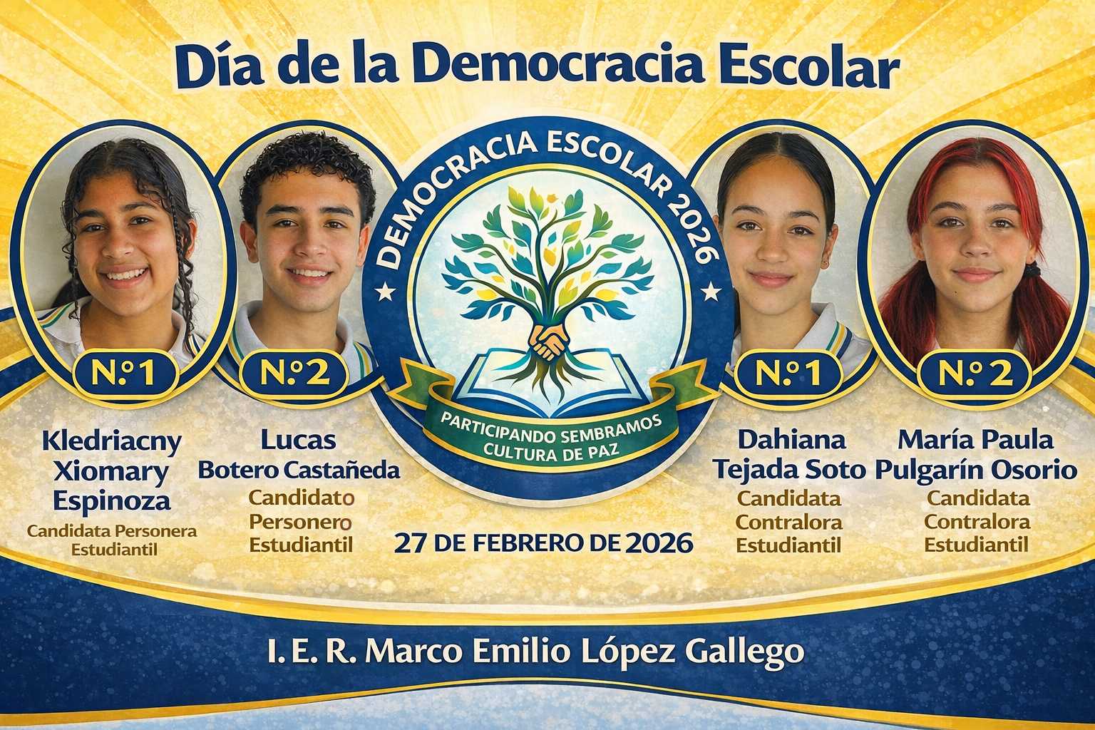 I. E. R. MARCO EMILIO LOPEZ GALLEGO 